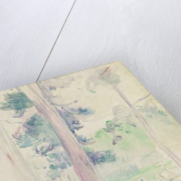 Pines by the lake, 1893 by Berthe Morisot