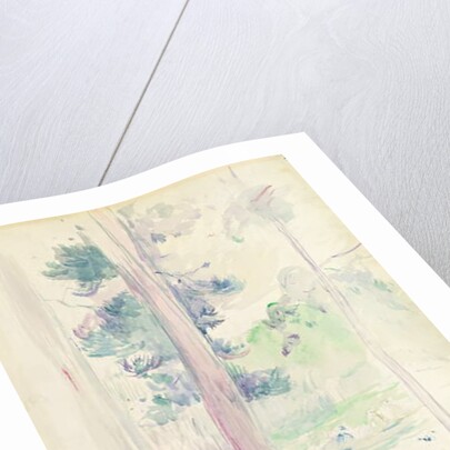 Pines by the lake, 1893 by Berthe Morisot