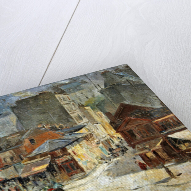 Street scene in Montmartre by Abel-Truchet