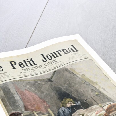 Title page depicting the martyrdom of children, the little Guyon by F.L. & Tofani Oswaldo Meaulle