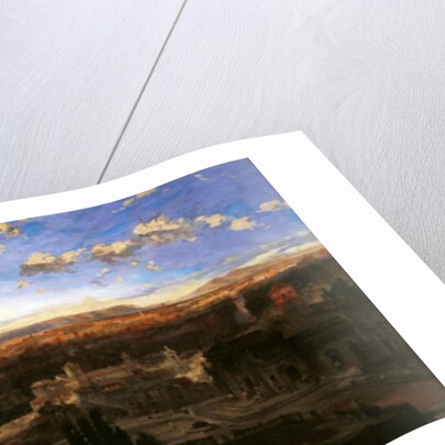 Rome, twilight, view from the Convent of San Onofrio on Mount Janiculum, c.1853-55 by David Roberts