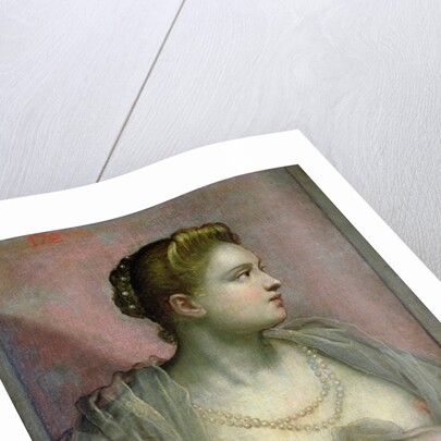 Portrait of a Woman Revealing her Breasts, c.1570 by Jacopo Robusti Tintoretto