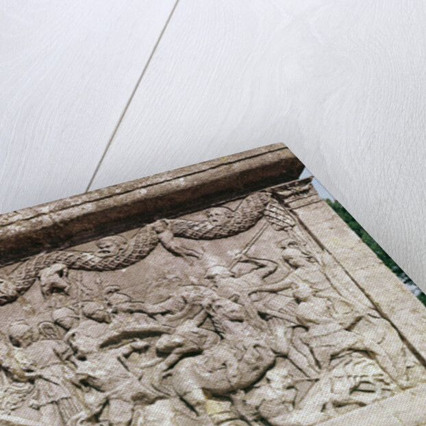 Detail of the mausoleum by Anonymous