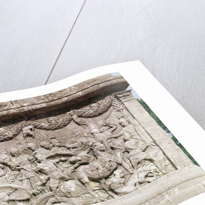 Detail of the mausoleum by Anonymous