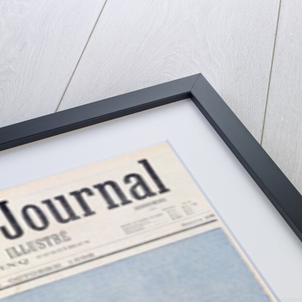 Title page depicting the arrival of his majesty the Emperor of Russia in Cherbourg by Henri Meyer
