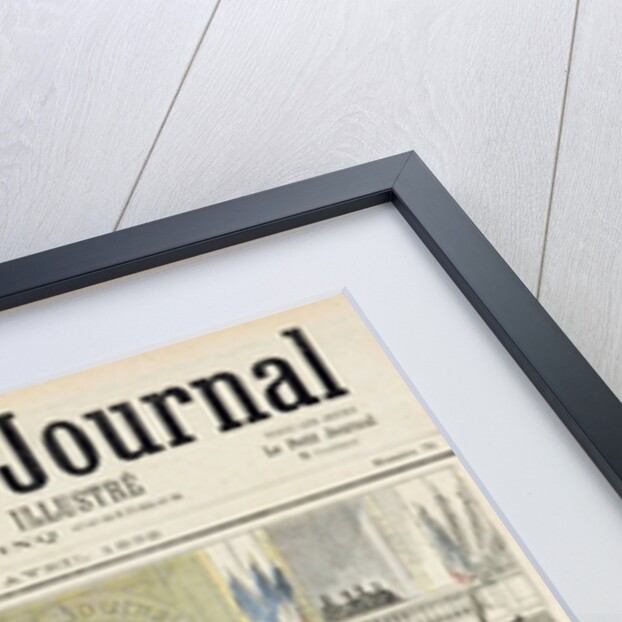 Title page depicting the mid-Lent parade in front of the Petit Journal offices by Henri Meyer