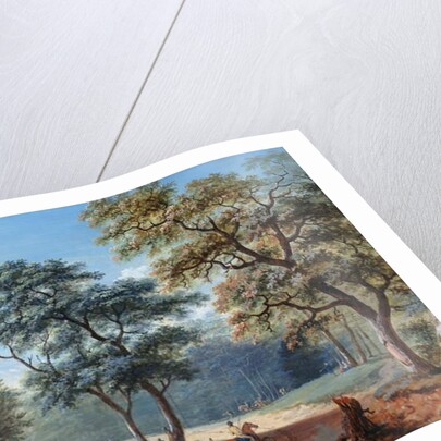 The Bois de Boulogne, 1797 by Lazare Bruandet