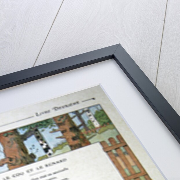 The cockerel and the fox by Benjamin Rabier