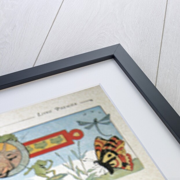 The frog who wanted to be as fat as the bull by Benjamin Rabier