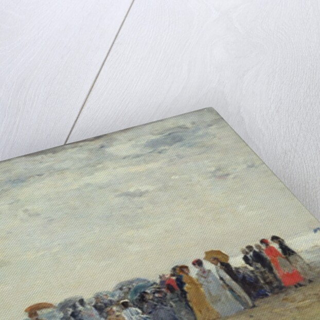 Swimmers on Trouville beach, 1869 by Eugene Louis Boudin