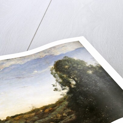 La Charette, memory of Marcoussis by Jean Baptiste Camille Corot