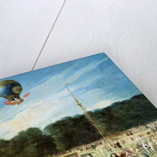 The Ascent of the Montgolfier Balloon at Aranjuez, c.1764 by Antonio Carnicero