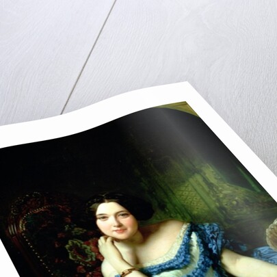 Portrait of Amalia de Llano y Dotres, Countess of Vilches, 1853 by Federico de Madrazo y Kuntz