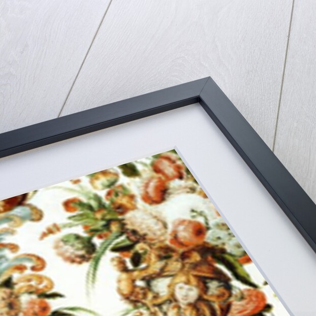 Decor enlivened by flowers, characters and a bird by Tomas Ferrer