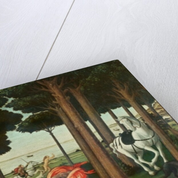 The Disembowelment of the Woman Pursued: Scene II of The Story of Nastagio degli Onesti, c.1483 by Sandro Botticelli