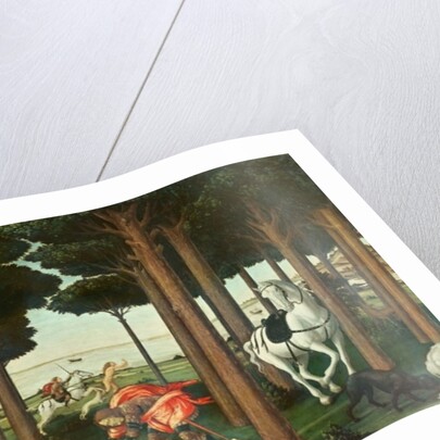 The Disembowelment of the Woman Pursued: Scene II of The Story of Nastagio degli Onesti, c.1483 by Sandro Botticelli