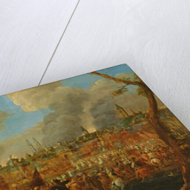 Siege of a city by the Imperials, maybe the siege of Magdeburg in 1631, c.1650 by Pieter Molenaer