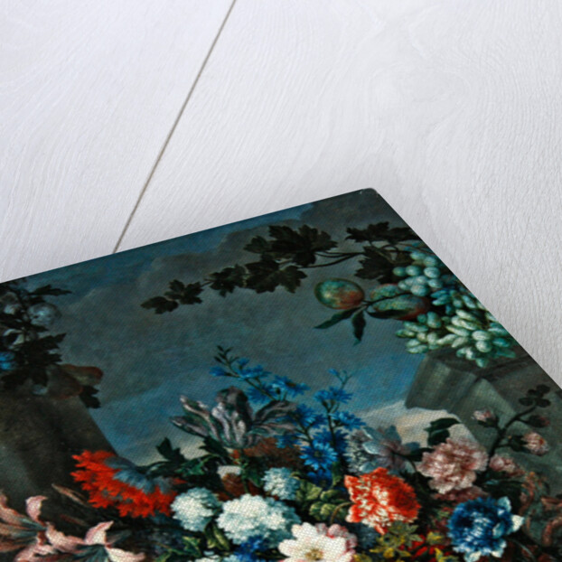 Flowers and fruit by Jean-Baptiste Monnoyer