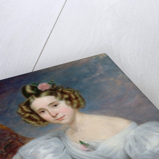 Portrait of a young woman, c.1833-34 by Ludwig August or Louis August Schwiter