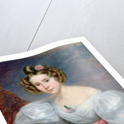 Portrait of a young woman, c.1833-34 by Ludwig August or Louis August Schwiter