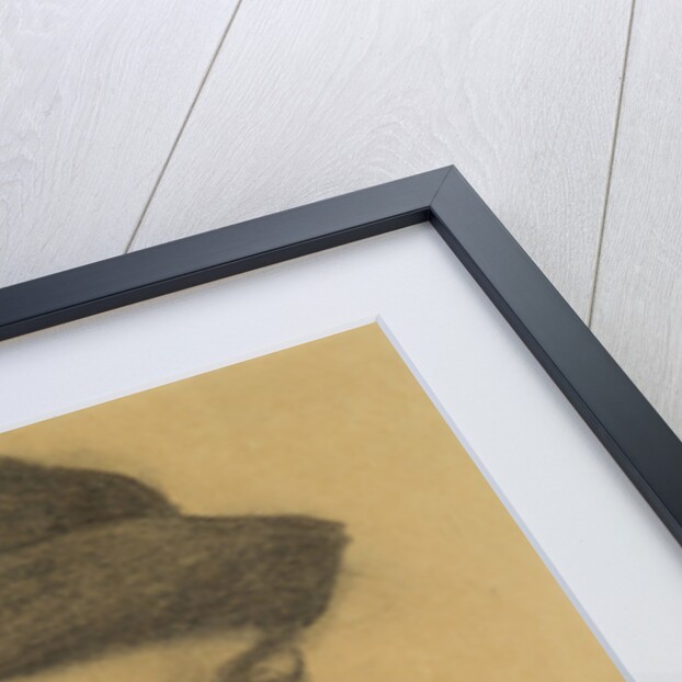 Portrait of the artist in a black hat by Maurice Denis