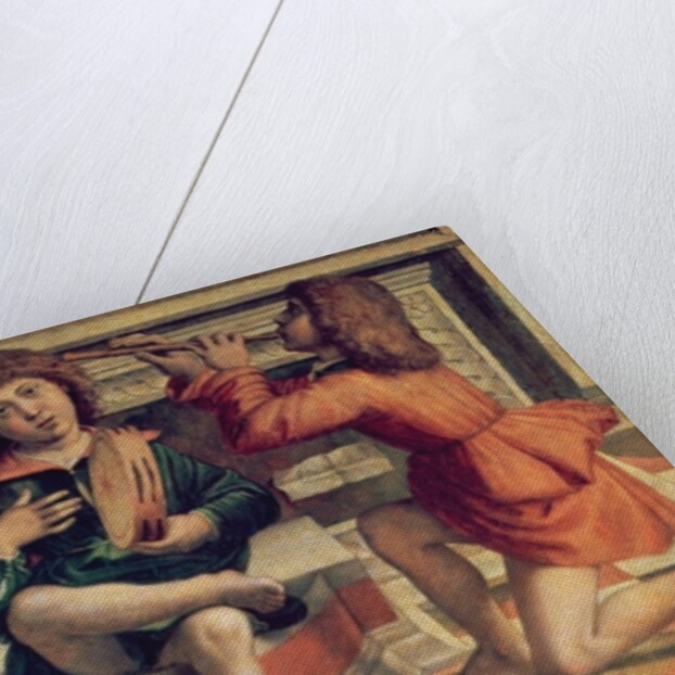 Three angel musicians by Bartolomeo Montagna