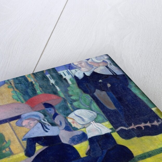 Breton Women in the Shade, 1892 by Emile Bernard