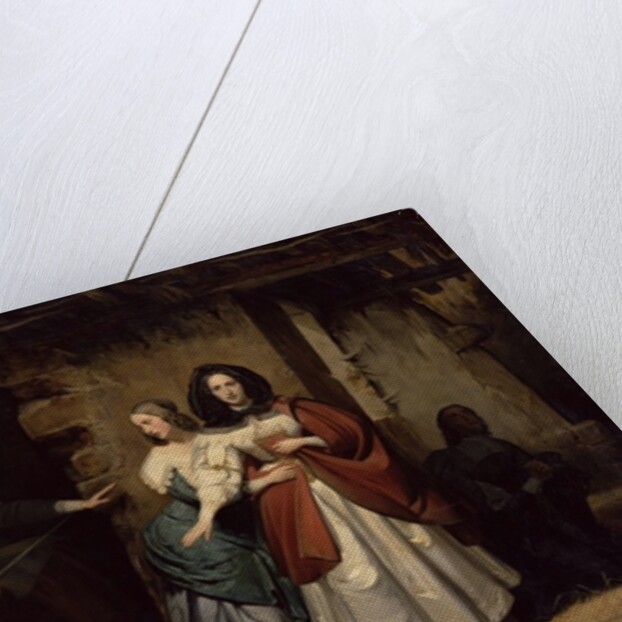 The Flight of Henrietta-Maria of France, Queen of England in 1638, 1835 by Francois-Augustin Desmoulins