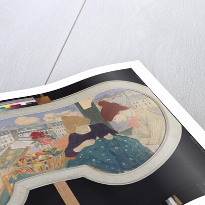 Three Women Working by Theophile Alexandre Steinlen