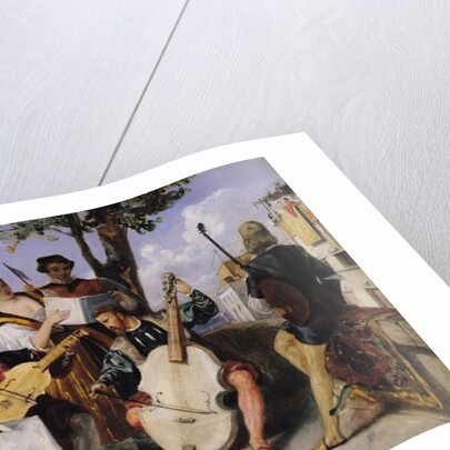 The Venetian Concert by Alexandre-Jean-Baptiste Hesse