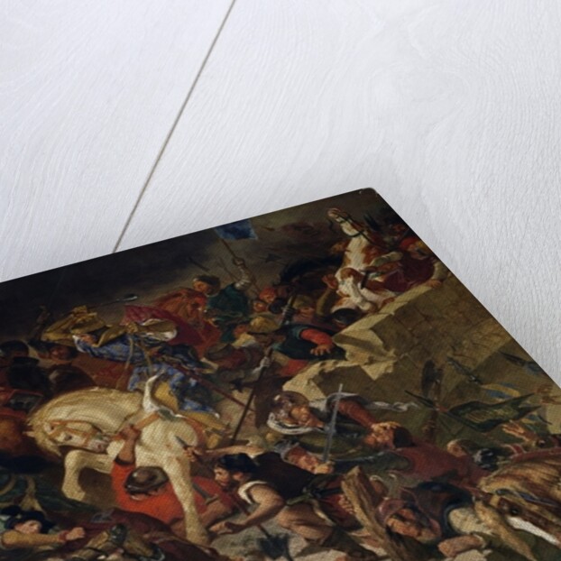 The Battle of Taillebourg, 21st July 1242, 1837 by Ferdinand Victor Eugene Delacroix