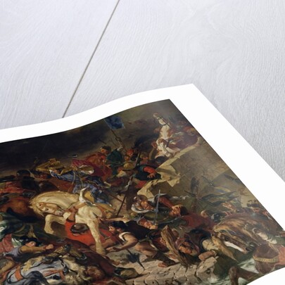 The Battle of Taillebourg, 21st July 1242, 1837 by Ferdinand Victor Eugene Delacroix