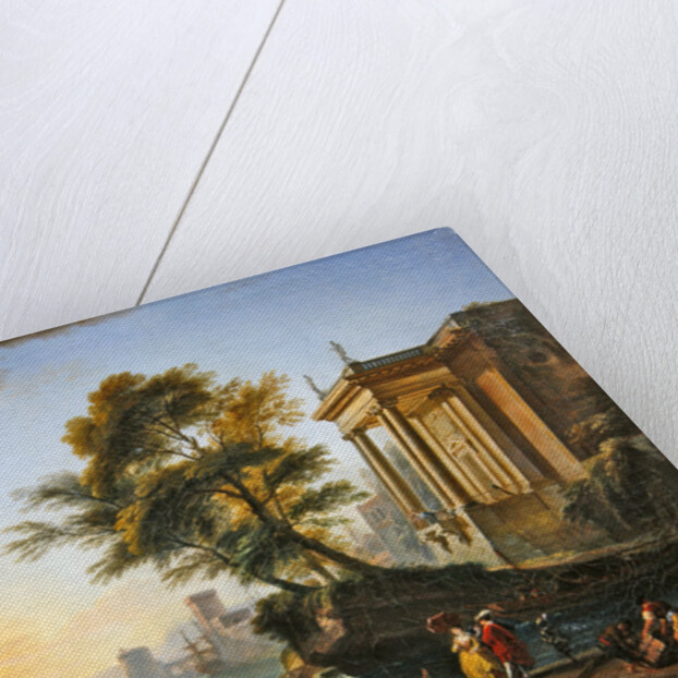 Marina, sunset by Jean-Baptiste Lallemand