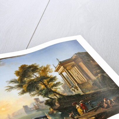 Marina, sunset by Jean-Baptiste Lallemand