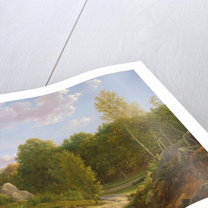 View of Fontainebleau Forest, 1829 by Jean Joseph Xavier Bidauld