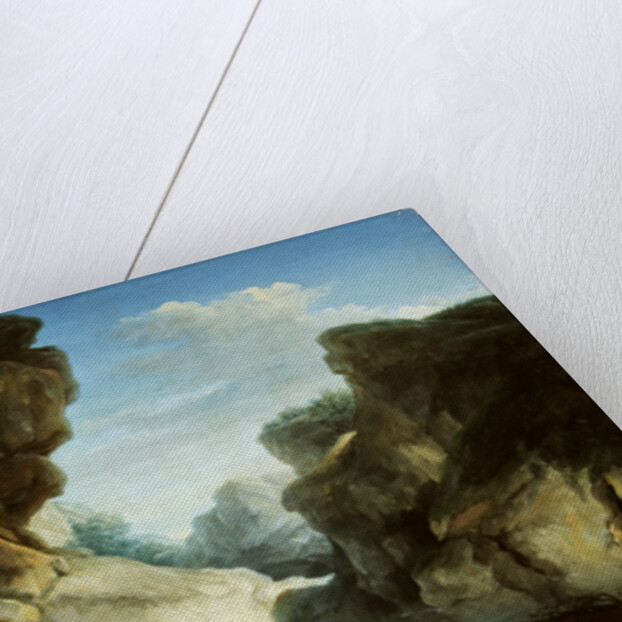 Fishermen close to a lake by Antoine Lebel