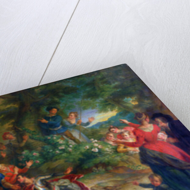 Roland is told of Angelique's Infidelity by the Shepherds by Charles Antoine Coypel