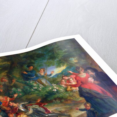 Roland is told of Angelique's Infidelity by the Shepherds by Charles Antoine Coypel