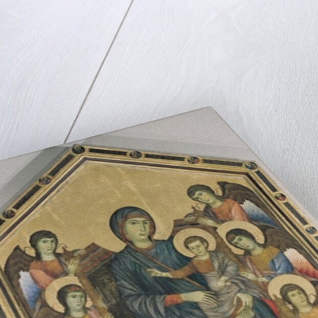 The Virgin and Child in Majesty surrounded by Six Angels, c.1270 by Giovanni Cimabue