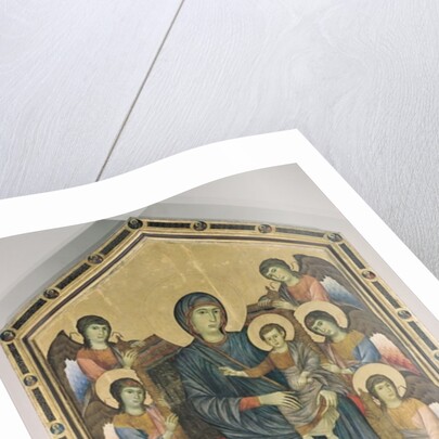 The Virgin and Child in Majesty surrounded by Six Angels, c.1270 by Giovanni Cimabue