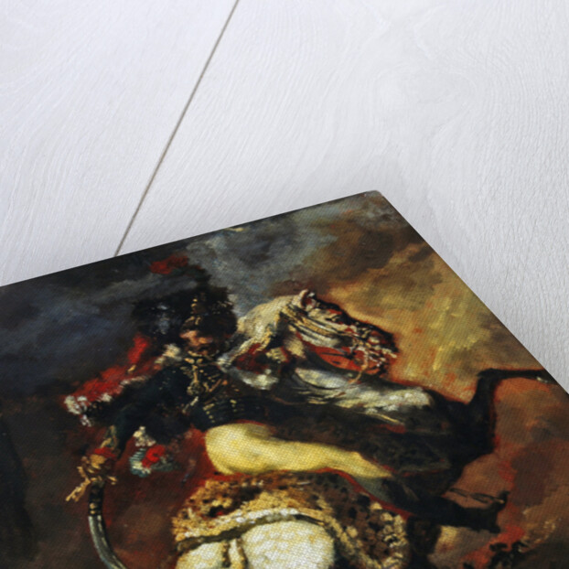 Sketch of an Officer of the Hussars, 1814 by Theodore Gericault