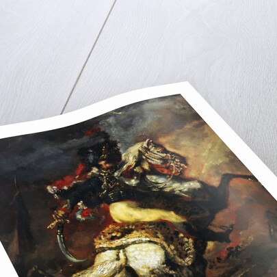 Sketch of an Officer of the Hussars, 1814 by Theodore Gericault