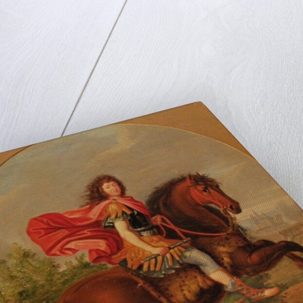 Equestrian portrait of Louis XIV by Jean-Baptiste Martin