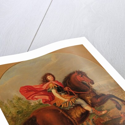 Equestrian portrait of Louis XIV by Jean-Baptiste Martin