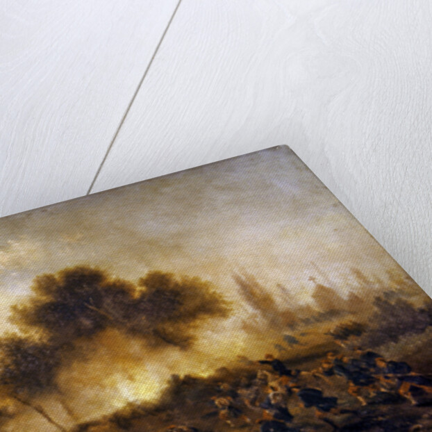 Paris Commune: assault on a cemetery by regular troops and capture of the barricades in May 1871, 1871 by Gustave Clarence Rodolphe Boulanger