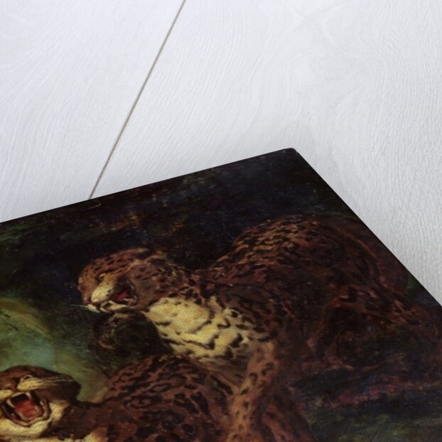 Two Leopards, c. 1820 by Theodore Gericault