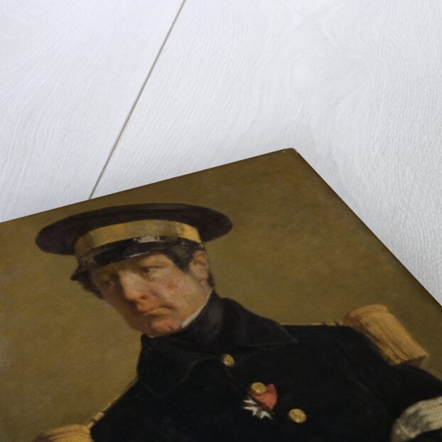Pierre Claude Aimable Gachot, Naval Lieutenant, c. 1845 by Jean-Francois Millet
