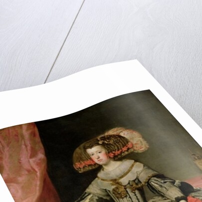 Queen Maria Anna of Austria, c. 1652 by Diego Rodriguez de Silva y Velazquez