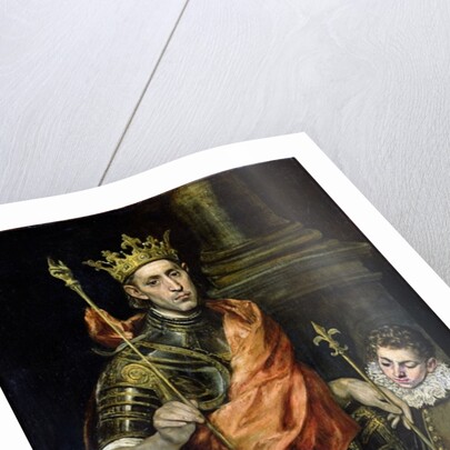 St. Louis and his Page, c.1585-90 by El Greco