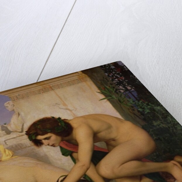 Young Greeks Encouraging Cocks to Fight, 1846 by Jean Leon Gerome